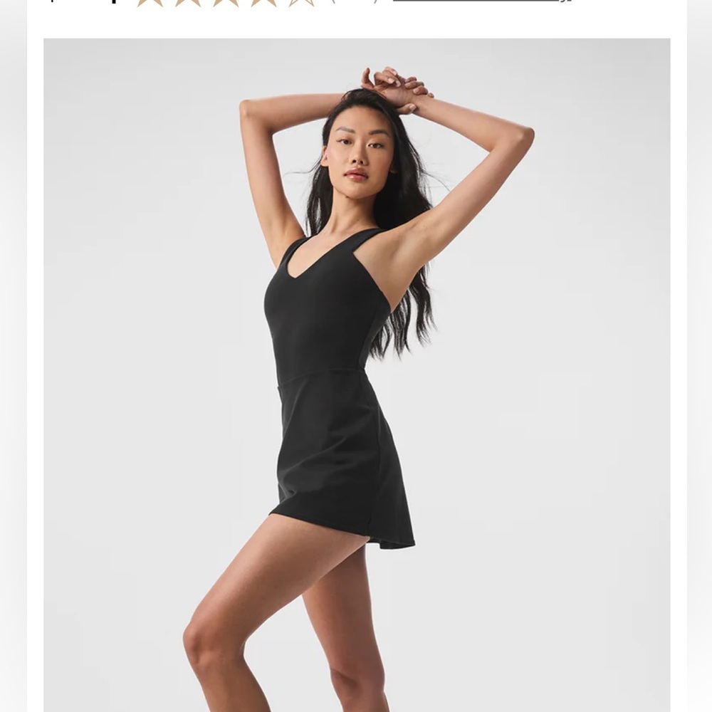 Alo exercise dress airbrush real dress black size small
